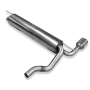 Silencieux arrière sport inox 1x93x79mm type 70 - DACIA DUSTER HYBRIDE 140