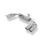 Silencieux arrière duplex sport inox 2x106x71mm type 32 - AUDI A3 QUATTRO BERLINE (GY)