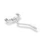copy of Silencieux arrière duplex inox 1x135x80mm type 53 pour VOLSWAGEN BEETLE TYPE 1C/9C/1Y