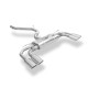 FAP BACK silencieux arrière duplex (avec clapets) sport inox 2x106x71mm type 44 - AUDI S3 BERLINE (GY)
