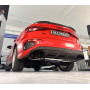 FAP BACK silencieux arrière duplex (avec clapets) sport inox 2x115x85mm type 32 (émaillé noir) - AUDI S3 BERLINE (GY)