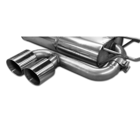 copy of Silent stainless steel rear 2x70mm type 16 for MAZDA MX5 TYPE ND