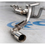 FAP BACK silencieux arrière duplex (avec clapets) sport inox 1x100mm type 25 - FORD RAPTOR (2AB)