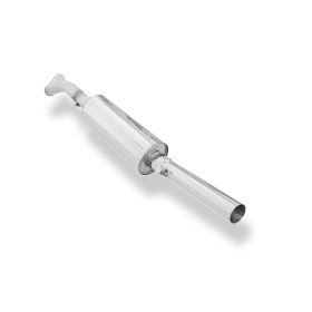 copy of 2x80mm stainless steel silent for SEAT LEON TYPE 5F