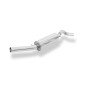 Silencieux arrière sport inox 1x63.5mm type 10 - VOLKSWAGEN GOLF GTI MK1