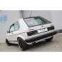 copy of 2x80mm stainless steel silent for SEAT LEON TYPE 5F