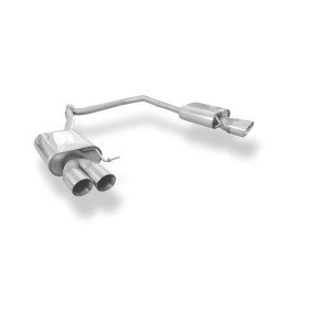 Silencieux arrière duplex sport inox 2x100mm type 25 - CUPRA LEON ST (KL)