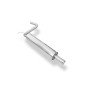 copy of Silent rear duplex stainless steel 2x80mm type 13 for JEEP COMMANDER TYPE XK