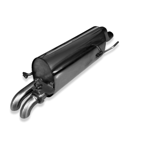 copy of Silent rear duplex stainless steel 2x80mm type 13 for JEEP COMMANDER TYPE XK