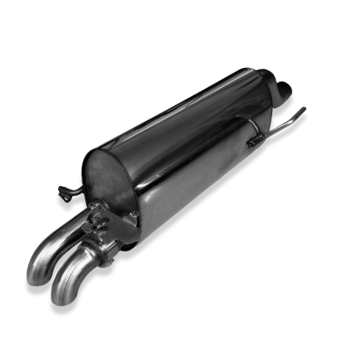 copy of Silent rear duplex stainless steel 2x80mm type 13 for JEEP COMMANDER TYPE XK