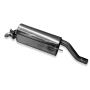 copy of Silent rear duplex stainless steel 2x80mm type 13 for JEEP COMMANDER TYPE XK