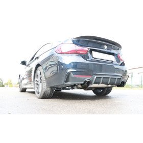 Silencieux arrière duplex sport inox 1x100mm type 25 (émaillé noir) - BMW 440i XDRIVE GRAND COUPE (F36)