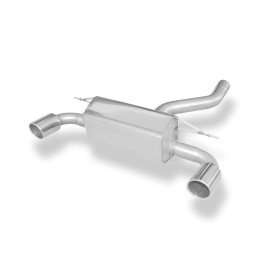 Silencieux arrière duplex sport inox 1x100mm type 16 - BMW 440i XDRIVE GRAND COUPE (F36)