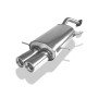 Silencieux arrière sport inox 2x80mm type 13 (avec bride) - MAZDA MX3 (EC) 1.8L