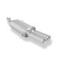 Silent stainless steel rear (with bridle) 2x80mm type 13 for MAZDA 323 TYPE BG