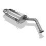 Silencieux arrière sport inox 1x135x80mm type 53 (avec bride) - MAZDA 323F (BG) Hayon