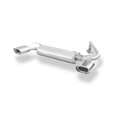 Silent rear duplex stainless steel 1x135x80mm type 53 for MAZDA 323F/323C TYPE BA