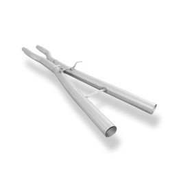 Tube de remplacement de silencieux avant inox - AUDI A4 QUATTRO (B6) 2,5L TDI