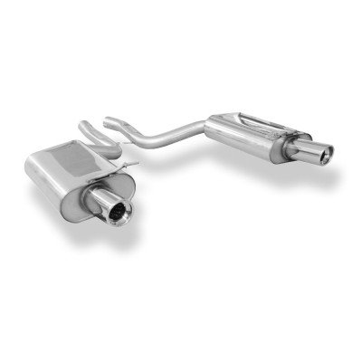 Silencieux arrière duplex sport inox 1x90mm type 17 - AUDI S4 (B6) CABRIOLET