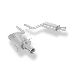 Silencieux arrière duplex sport inox 1x90mm type 24 - AUDI S4 (B6) CABRIOLET