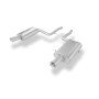 Silencieux arrière duplex sport inox 1x90mm type 24 - AUDI S4 (B6) CABRIOLET