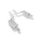 Silencieux arrière duplex sport inox 1x90mm type 24 - AUDI S4 (B6) CABRIOLET