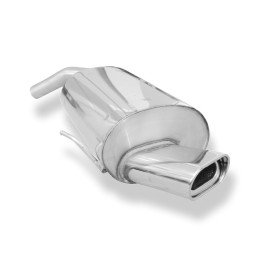 Silent rear duplex stainless steel 1x160x80mm type 53 for VOLKSWAGEN T5/T6 4-MOTION