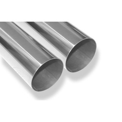 Silent rear duplex stainless steel 1x160x80mm type 53 for VOLKSWAGEN T5/T6 4-MOTION