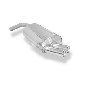 Silent rear duplex stainless steel 1x160x80mm type 53 for VOLKSWAGEN T5/T6 4-MOTION