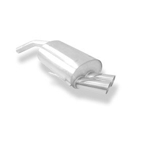 Silent rear duplex stainless steel 1x160x80mm type 53 for VOLKSWAGEN T5/T6 4-MOTION