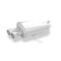 Silencieux arrière sport inox 2x76mm type 14 - ALFA ROMEO 156