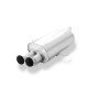Silent rear duplex stainless steel 1x160x80mm type 53 for VOLKSWAGEN T5/T6 4-MOTION