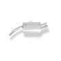 Silent rear duplex stainless steel 1x160x80mm type 53 for VOLKSWAGEN T5/T6 4-MOTION