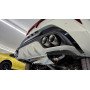 copy of Silent rear duplex stainless steel 2x80mm type 13 for JEEP COMMANDER TYPE XK