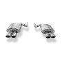 copy of Silent rear duplex stainless steel 2x80mm type 13 for BMW M5 TYPE E60