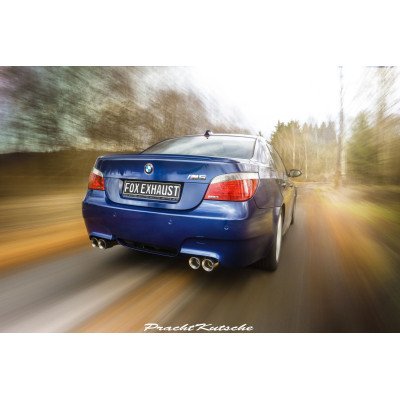 Silencieux arrière duplex sport inox 2x90mm type 24 - BMW M5 (E60)