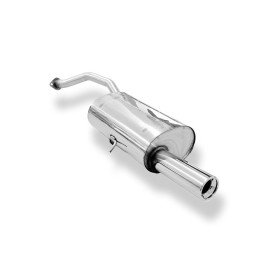 Silent rear duplex stainless steel 1x160x80mm type 53 for VOLKSWAGEN T5/T6 4-MOTION