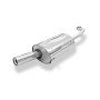 Silencieux arrière sport inox 1x90mm type 13 - ALFA ROMEO 166