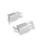 Silent rear duplex stainless steel 1x160x80mm type 53 for VOLKSWAGEN T5/T6 4-MOTION