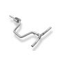 Silent rear duplex stainless steel 1x160x80mm type 53 for VOLKSWAGEN T5/T6 4-MOTION