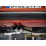 Silencieux arrière 2x63mm type 14 + silencieux avant sport inox - BMW 633CSI (E24)