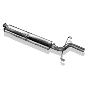 copy of Silent rear duplex stainless steel 1x100mm type 25 (black tips) for BMW 440i GRAND COUPE TYPE F36
