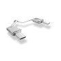 Silencieux arrière duplex inox 1x145x65mm type 59 pour FORD MONDEO MK4 (BREAK/SW)