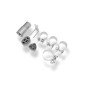 Silencieux arrière duplex inox 1x145x65mm type 59 pour FORD MONDEO MK4 (BREAK/SW)