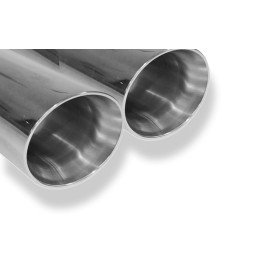Silent rear duplex stainless steel 1x160x80mm type 53 for VOLKSWAGEN T5/T6 4-MOTION
