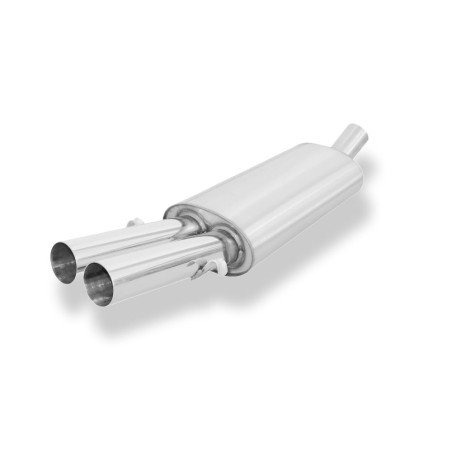 Silent rear duplex stainless steel 1x160x80mm type 53 for VOLKSWAGEN T5/T6 4-MOTION