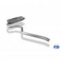 Silent stainless steel rear 1x76mm type 16 for BMW SERIE 1 114i/116i F20/F21