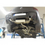 Silent rear duplex stainless steel 1x100mm type 16 for BMW SERIE 1 M135i F20/F21