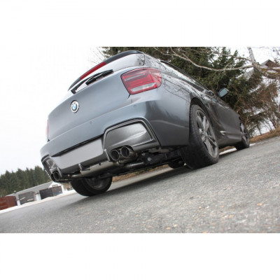 Silent rear duplex stainless steel 2x80mm type 14 for BMW SERIE 1 M135i F20/F21