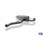 Silent rear duplex stainless steel 1x100mm type 25 for BMW SERIE 1 M135i F20/F21